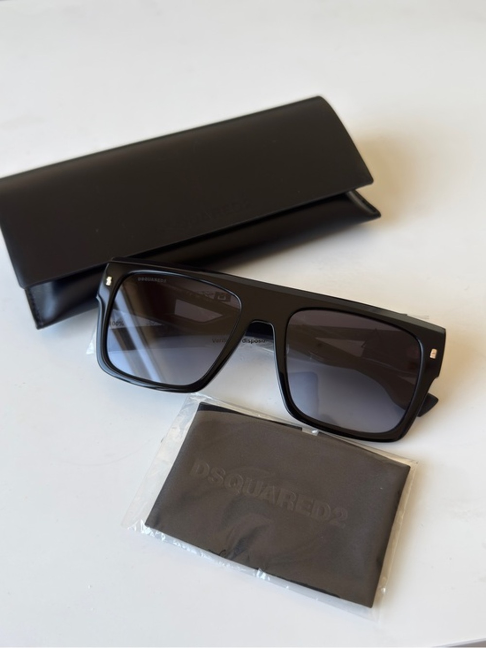 DSQUARED2 D2 0127/S Black Square Sunglasses
